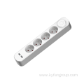 France 4-socket power strip with USB type A